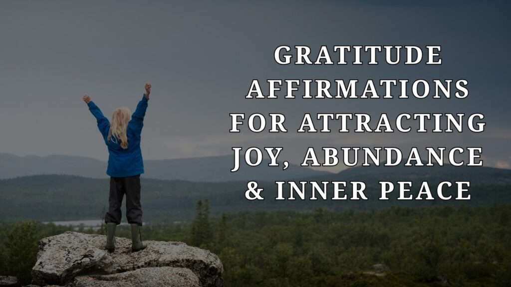 Gratitude Affirmations